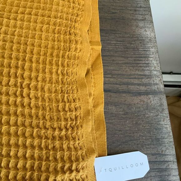Turkish Aegean Cotton Blanket,Pre washed,Mashing washable,Mustard
50 x 72, NWT - Picture 9 of 10